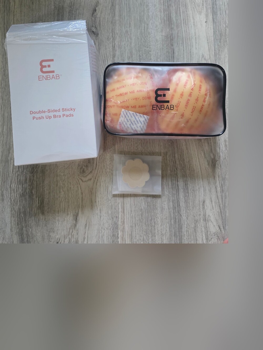 ENBAB Sticky Push Up Bra Inserts 2 Pairs-Double Sided  Nipple Covers